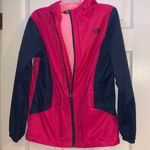 north face zip up rain jacket with pockets